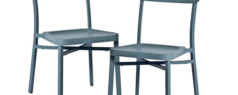 Boardwalk Smoke Blue Chairs